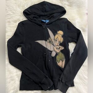 Disney Black Tinker Bell Kids Jacket